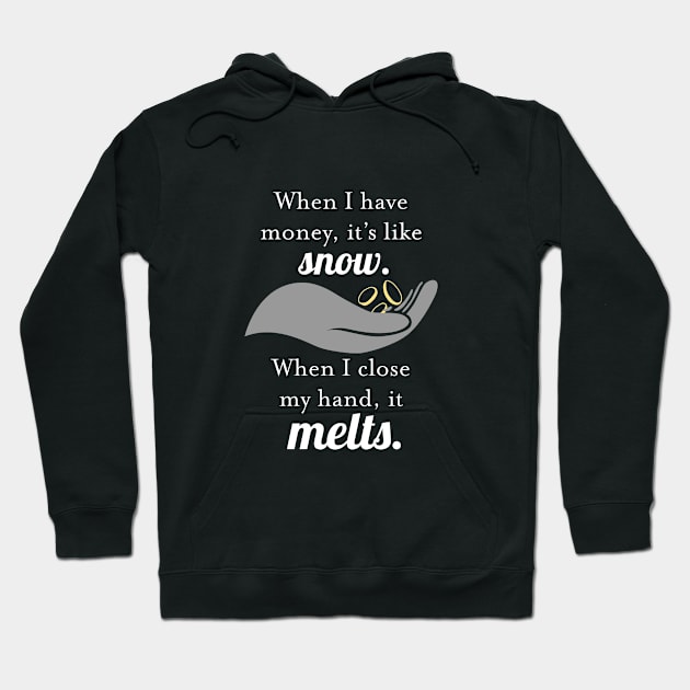 Money Melts Hoodie by Practical Fox